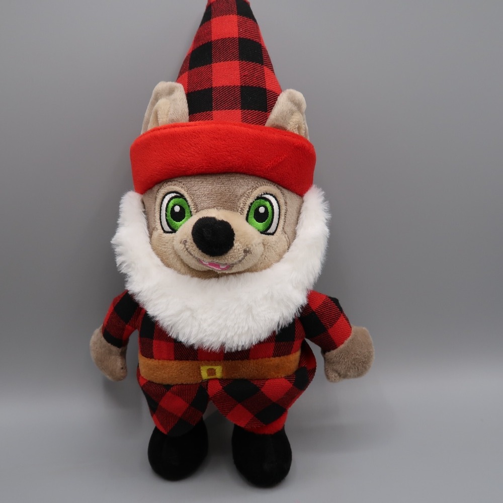 Great Wolf Lodge Wiley Gnome Holiday Stuffed Plush 12" Toy Plaid outfit